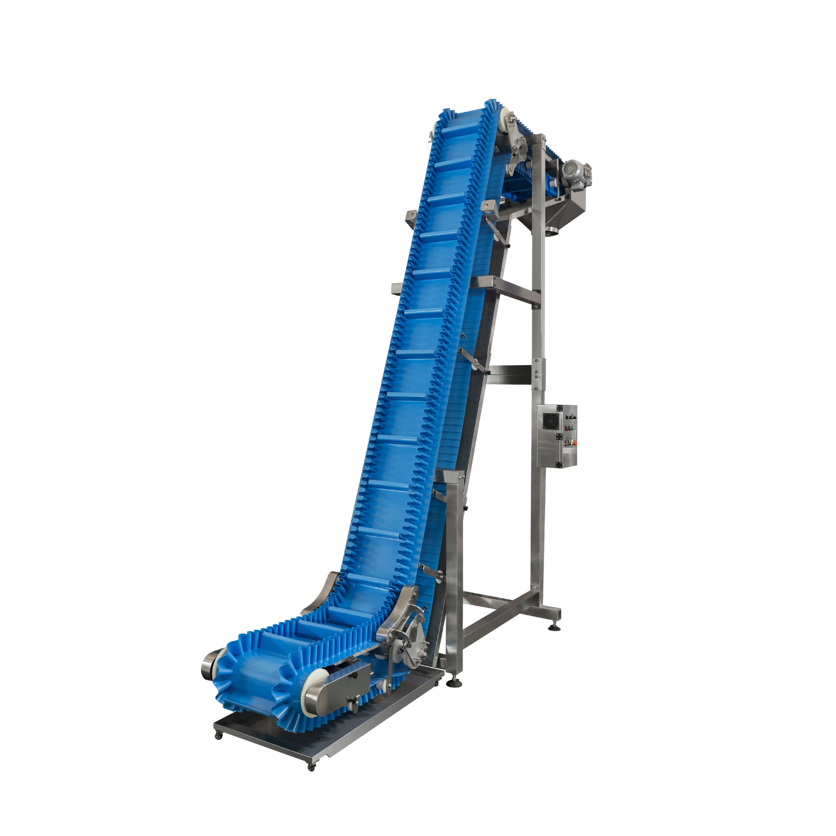 Inclined conveyor PU belt – A9